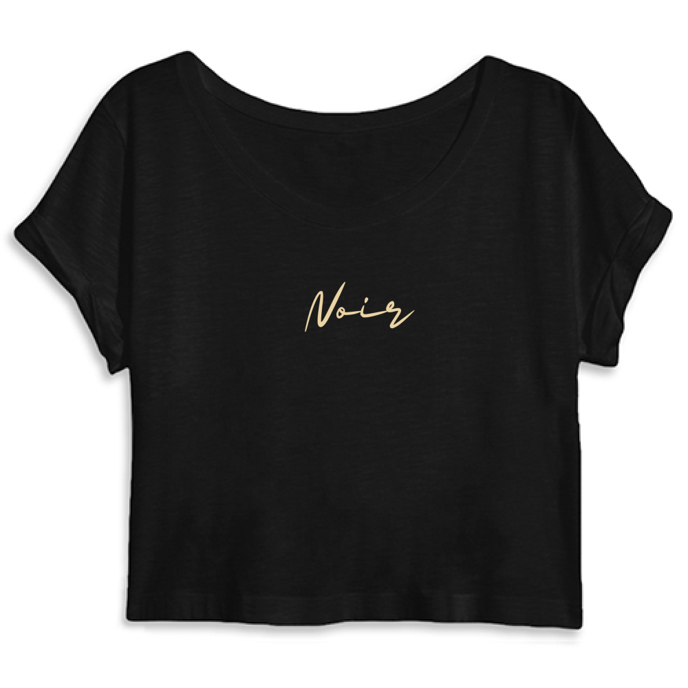 Top Crop 'Noir' Black