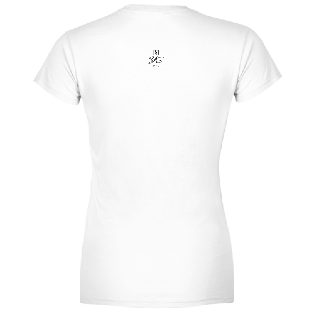 T-Shirt Donna 'Noir' White